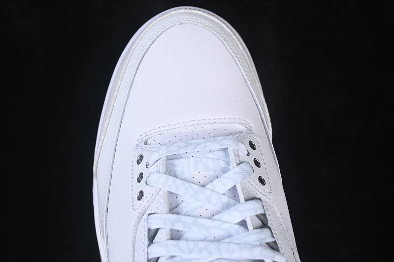 All categories Air Jordan Jordan series basketball shoes Air Jordan 3 LJR version Air Jordan 3 Retro "Pure Money" AJ3 Joe 3 replica white cat CT8532-111